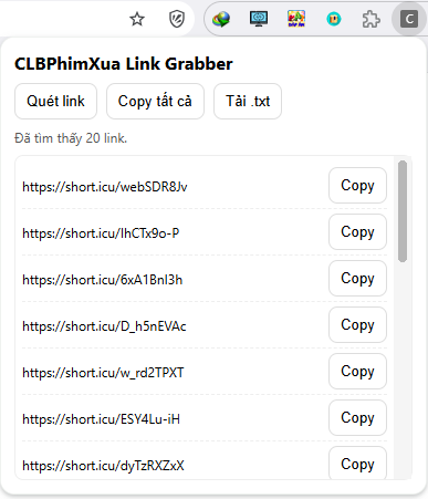 CLBPhimXua Link Grabber